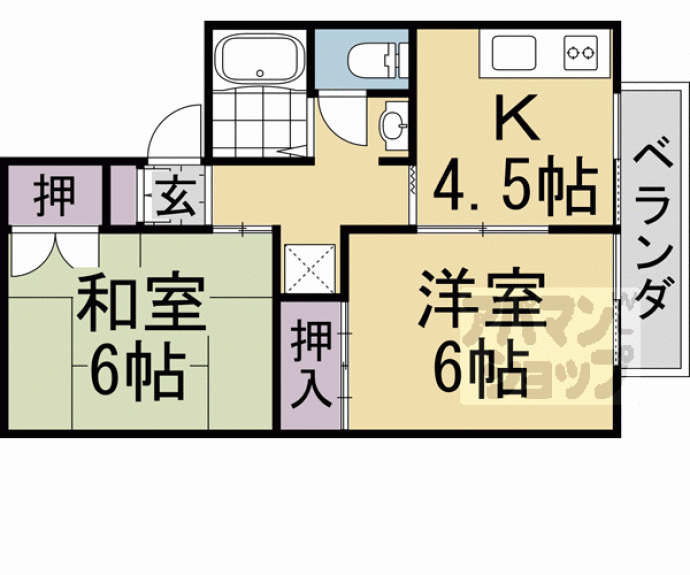 【セジュールマミ】間取