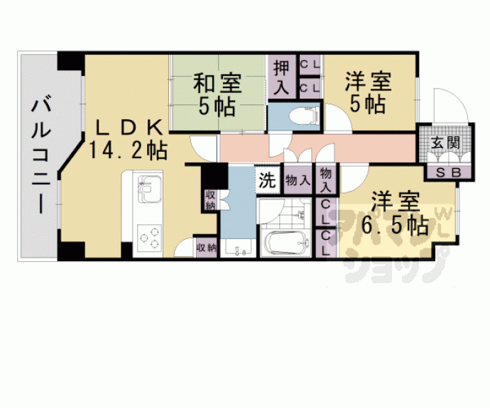 【ルーシア伏見】間取