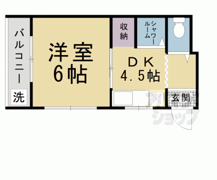 【高瀬川マンション】間取