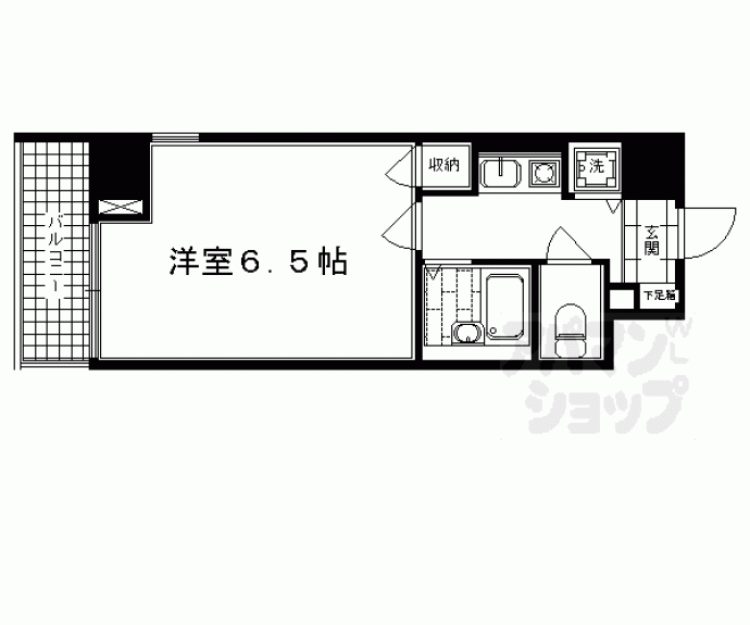 【リーガル京都河原町Ⅲ】間取