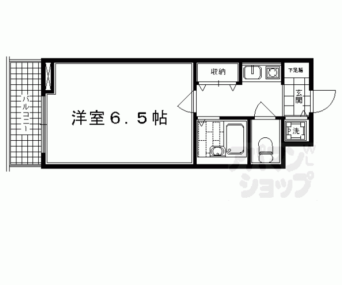 【リーガル京都河原町Ⅲ】間取