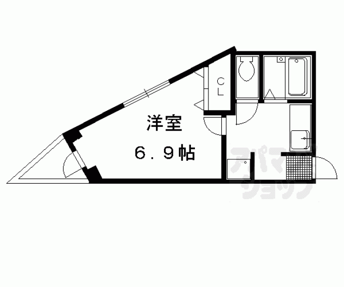 【スペシャリー丸太町】間取