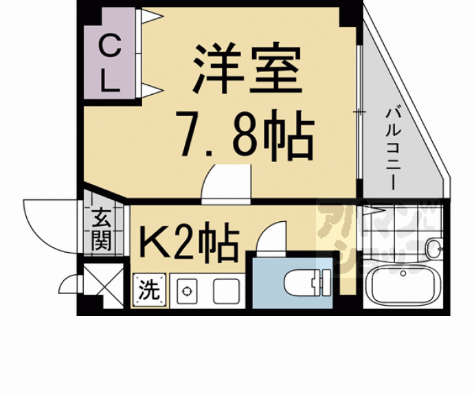 【スペシャリー丸太町】間取