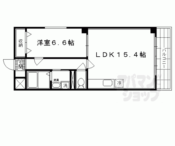 【ヴィオラ・三条小川】間取