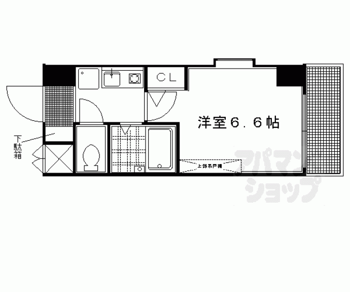 【ラナップスクエア京都北野】間取