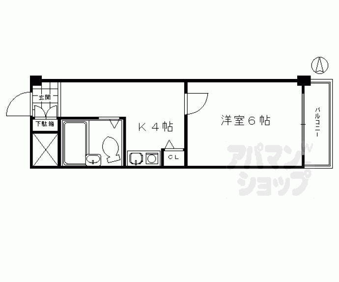 【メイゾン室町】間取