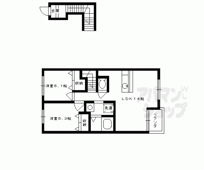 【リエゾン　コート】間取