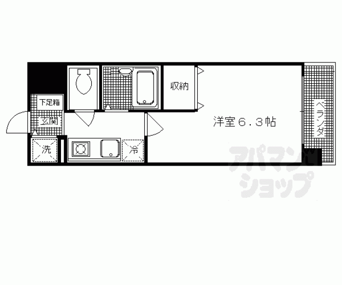 【ＰＡＲＫ　ＷＥＳＴ雅】間取