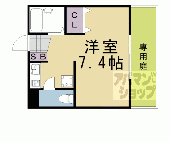 【パルテール桂】間取