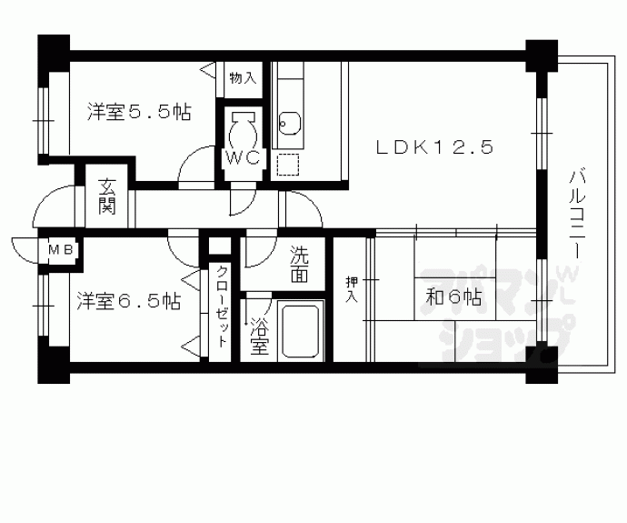 【ソレーユ大久保】間取