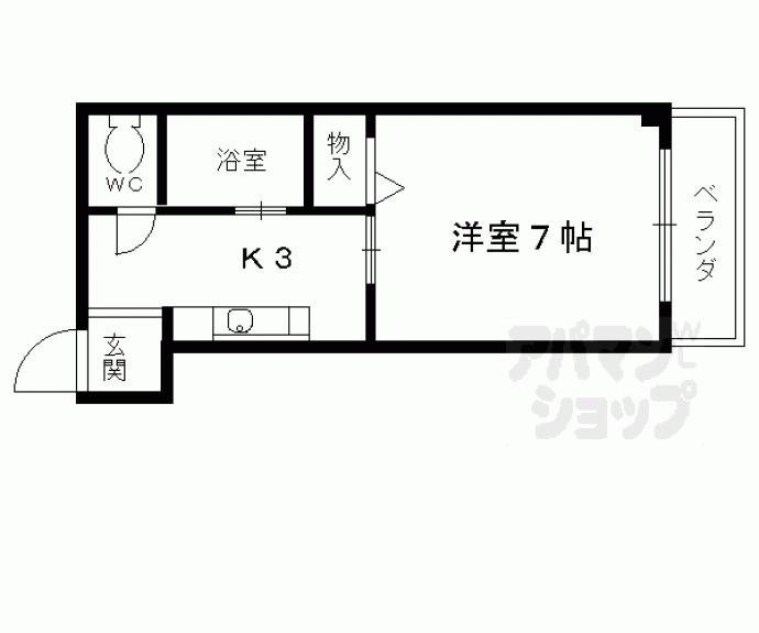 【ロジュマン藤井】間取