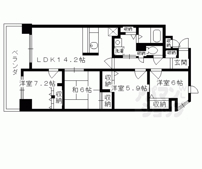 【グランＫ’ｓ－ジオ】間取