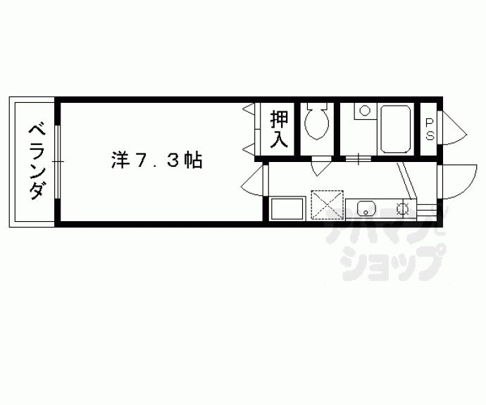 【シャンバーグ東山】間取