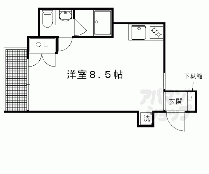 【Ｇｒａｎ　ｄｅ　Ｃｏｕｒｔ　Ｓｈｕｇａｋｕｉｎ】間取