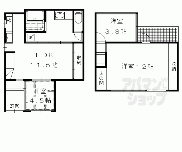 【下南田町大前邸Ⅲ】間取
