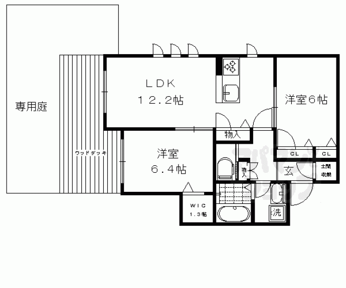 【シャーメゾン岩倉南】間取