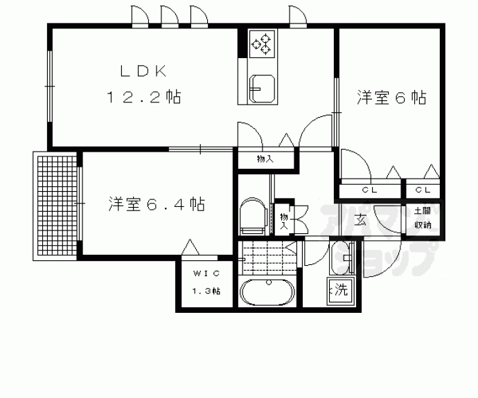 【シャーメゾン岩倉南】間取