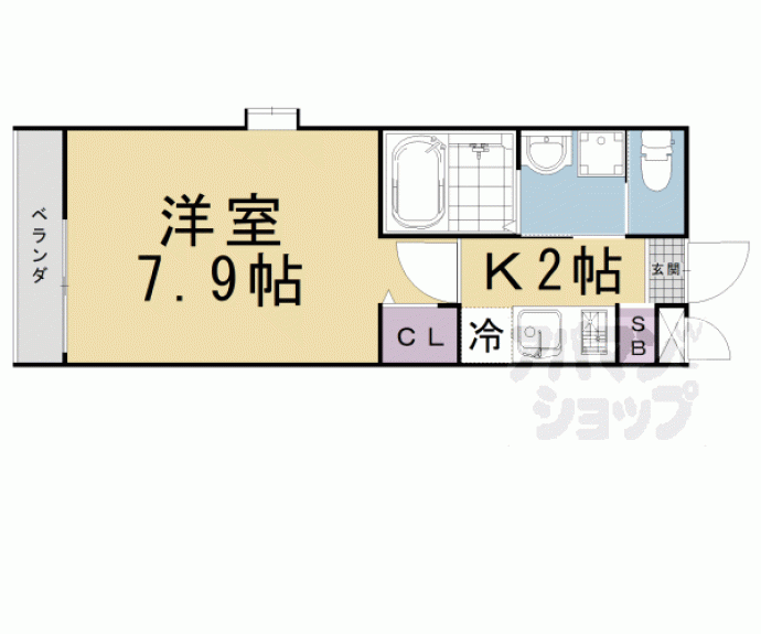 【グランゼコール京大前】間取