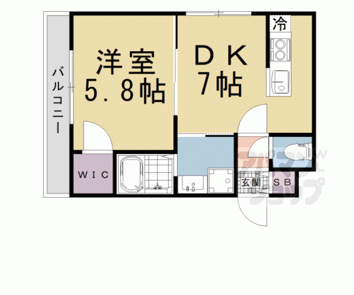 【GARNET RESIDENCE 聖護院】間取