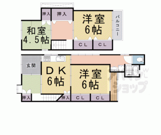 【下鴨西半木町貸家５５－４】