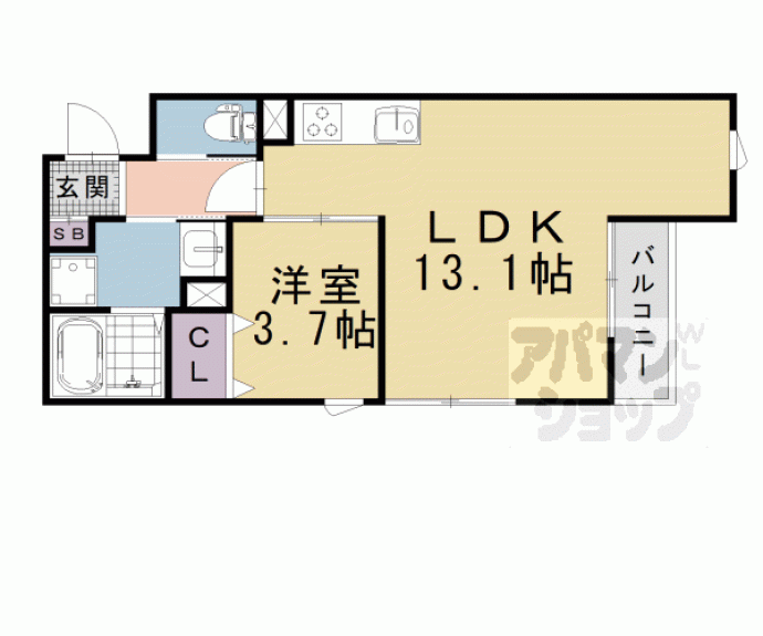 【テラス北山】間取