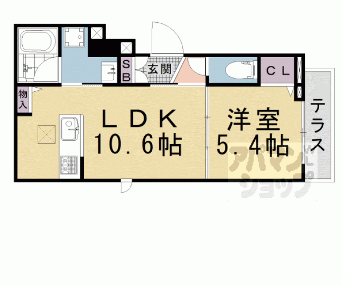 【ラフィーネ下鴨】間取
