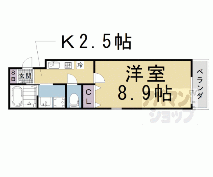 【ハーミテージ修学院】間取