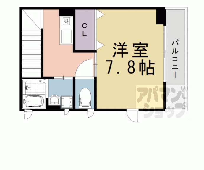 【ルミエール聖護院】間取