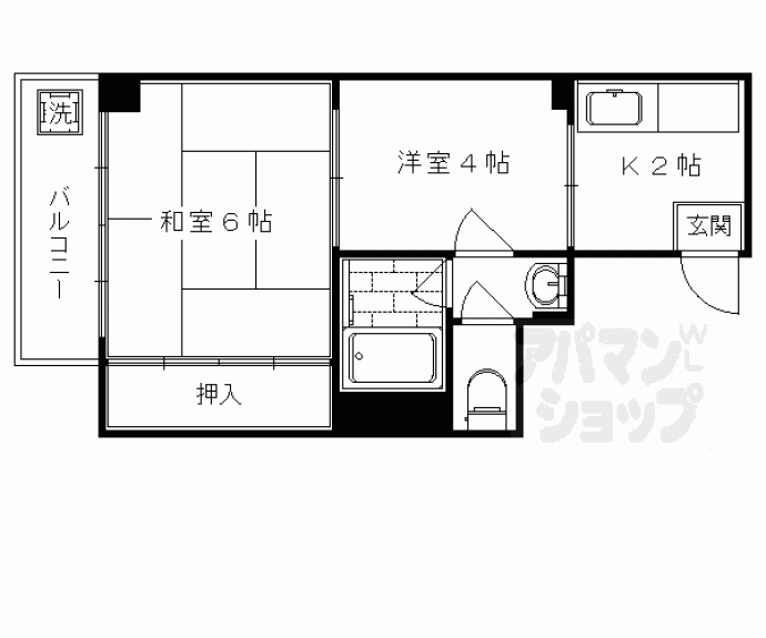 【コーポさいとう】間取