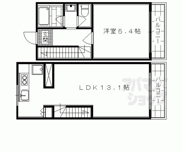 【パークハウス】間取