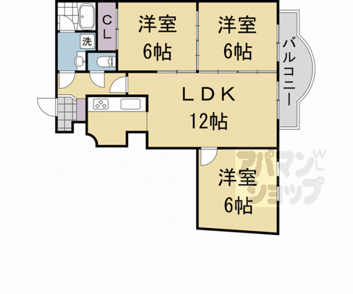 【エグゼ東山】間取