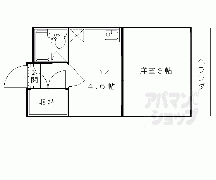 【洛ＹＯＵ清水五条】間取