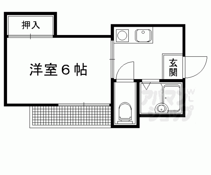 【リエス東山三条】間取