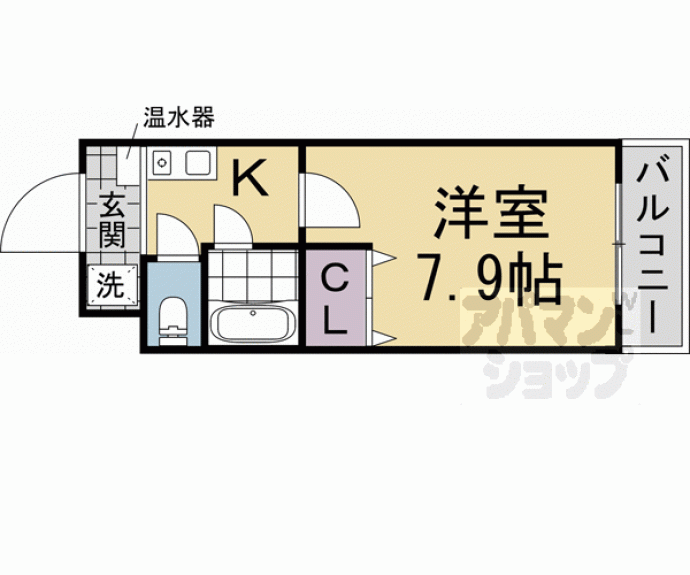 【メディナ東寺】間取