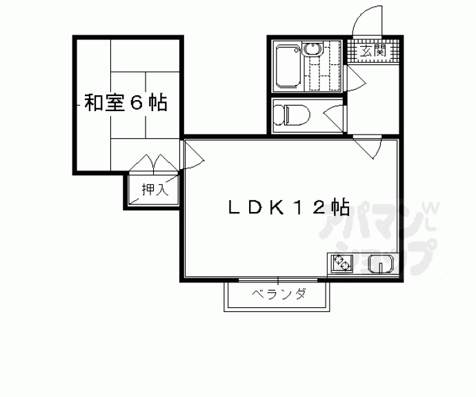【シティアーク東山】間取
