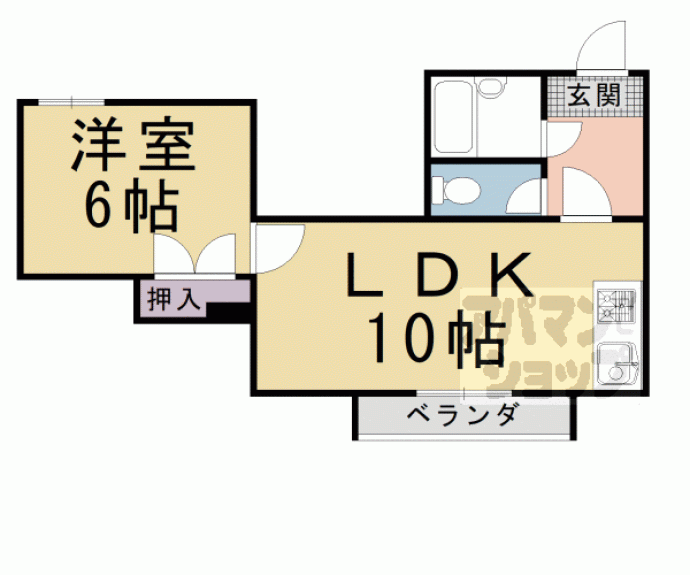 【シティアーク東山】間取