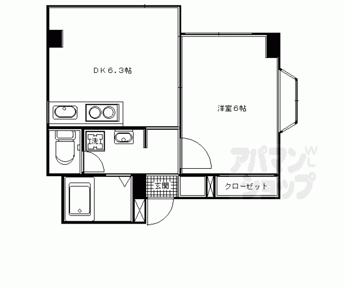 【アートテラス門前】間取
