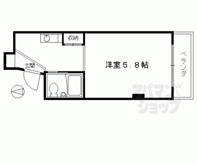 【サンウォーター】間取