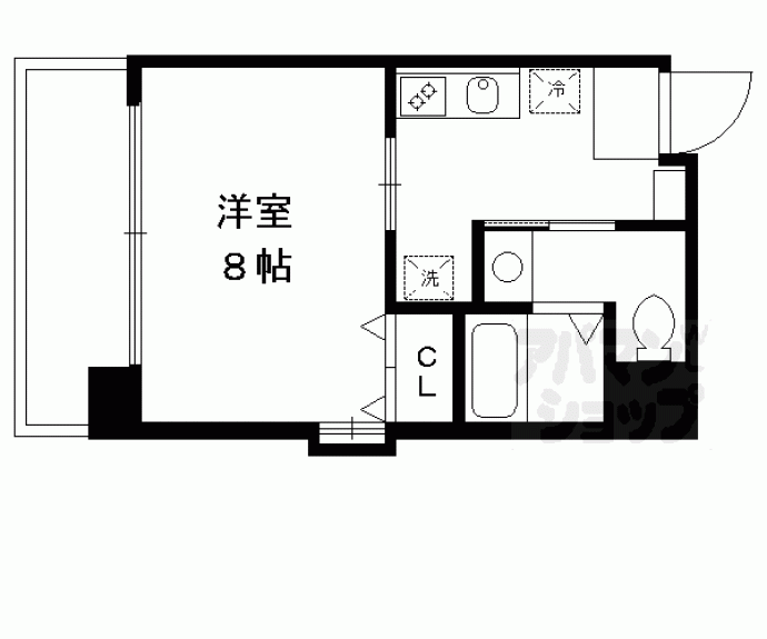 【Ｍｏｒｅ五条】間取
