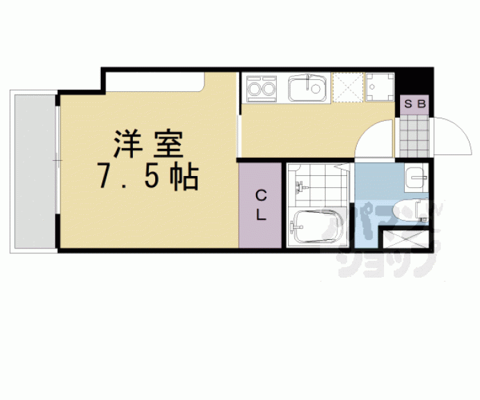 【Ｍｏｒｅ五条】間取