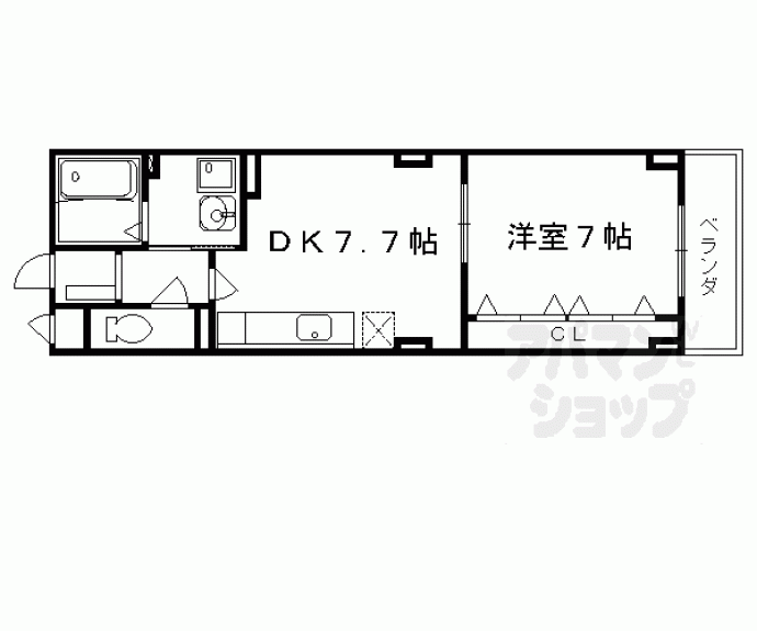 【カーサミア十条】間取