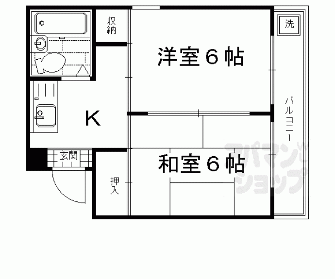 【エスプリット横山】間取