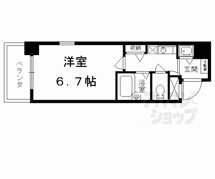 【プレサンス京都東山ＣｉｔｙＬｉｆｅ】間取