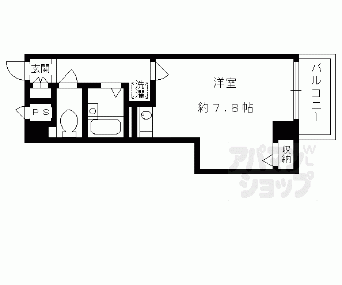 【プレサンス京都清水】間取