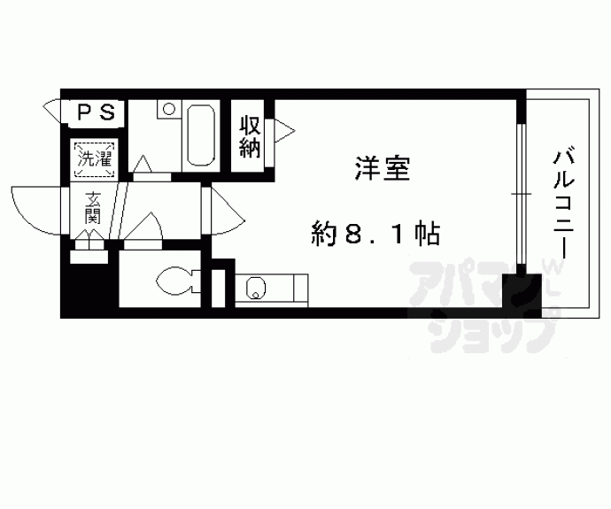 【プレサンス京都清水】間取