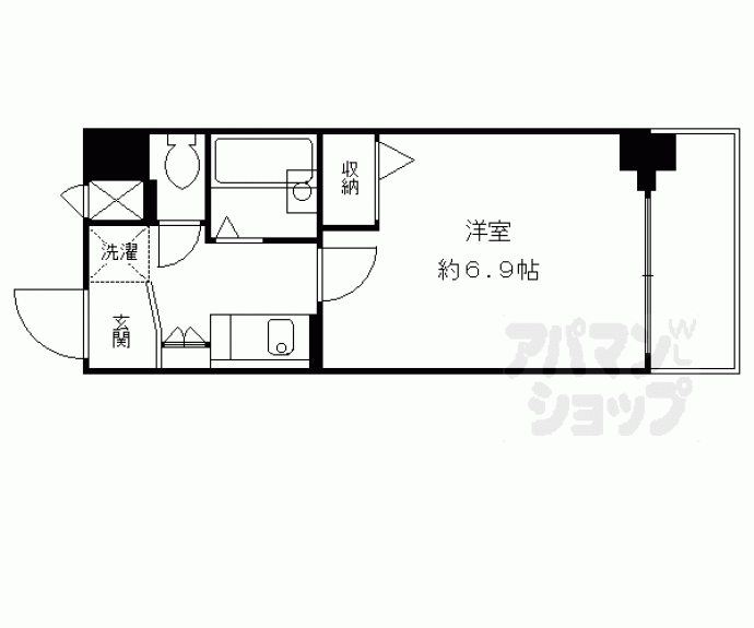 【プレサンス京都清水】間取