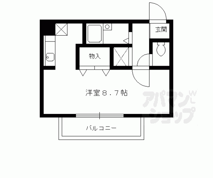 【プレサンス京都御所西】間取