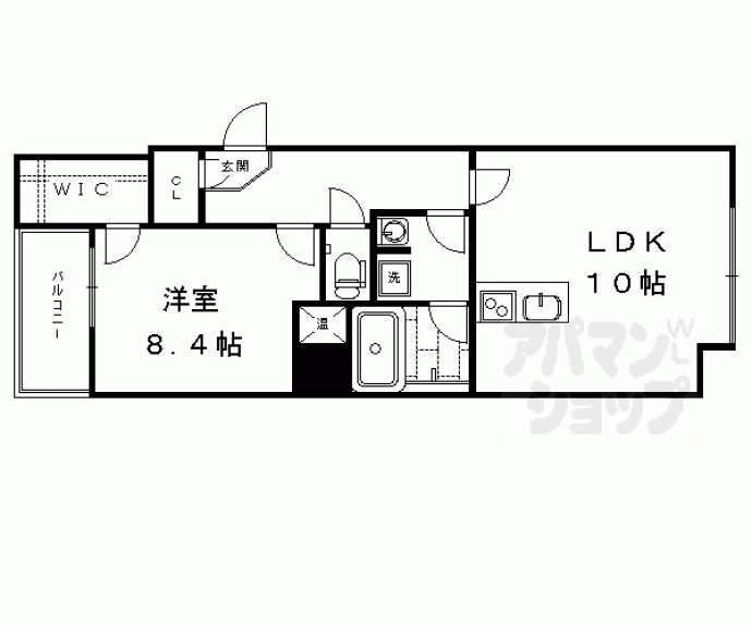 【Ｉ－ａｒｔｓ七条大宮】間取