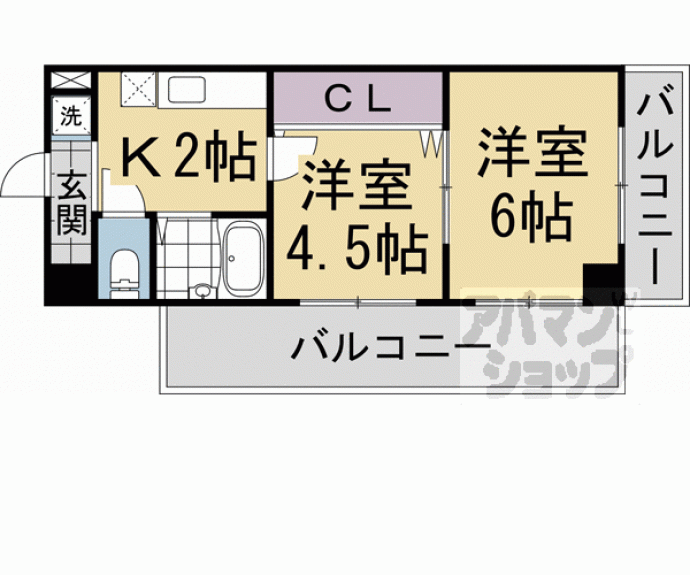 【Ｍｉｒｅｉ東福寺】間取