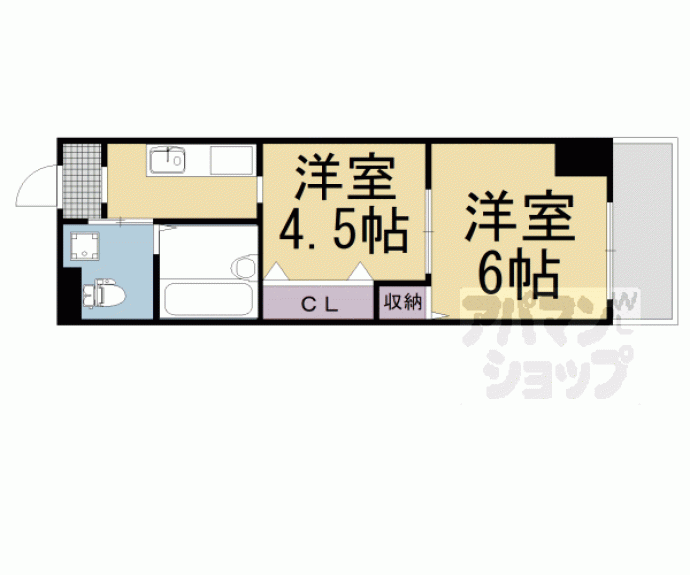 【Ｍｉｒｅｉ東福寺】間取